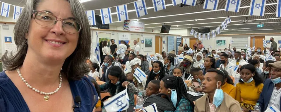 Fly med 160 etiopiske jøder lander i Israel