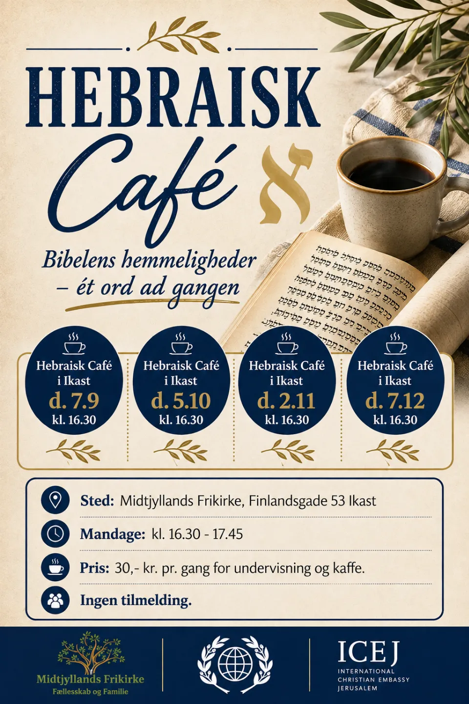 Hebraisk Café i Ikast – om Løvhyttefesten